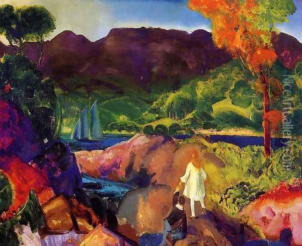 Romance Of Autumn Oil Painting - George Wesley Bellows