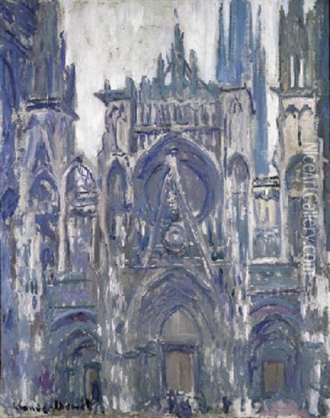 Cathedrale De Rouen Oil Painting - Claude Monet