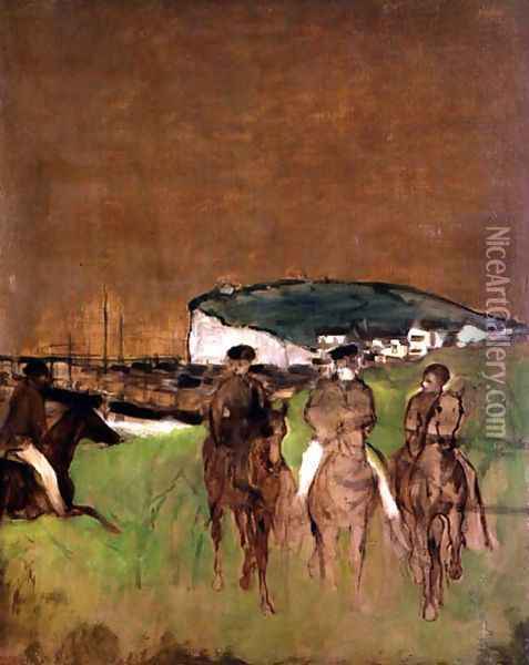 Morning Ride, c.1866 Oil Painting - Edgar Degas