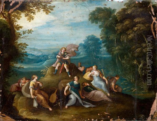 Il Parnaso Oil Painting - Frans II Francken