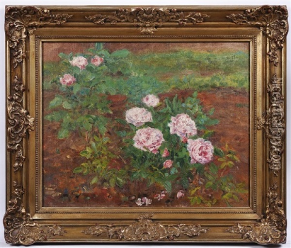 Roses Oil Painting - Frantisek Kavan