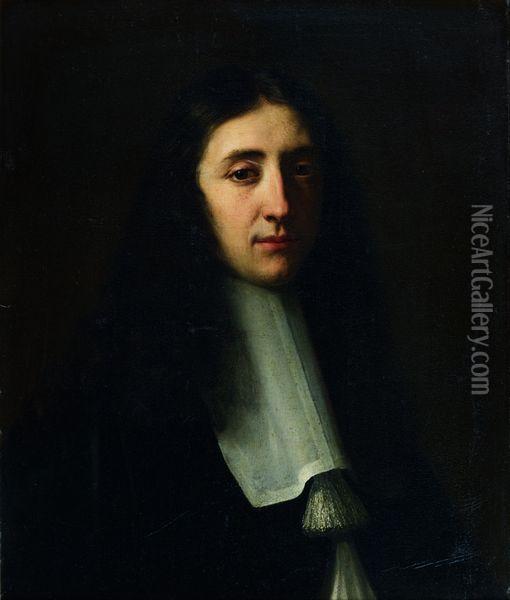 Portrait De Monsieur Delaporte, Procureur Du Roi Oil Painting - Claude Lefebvre