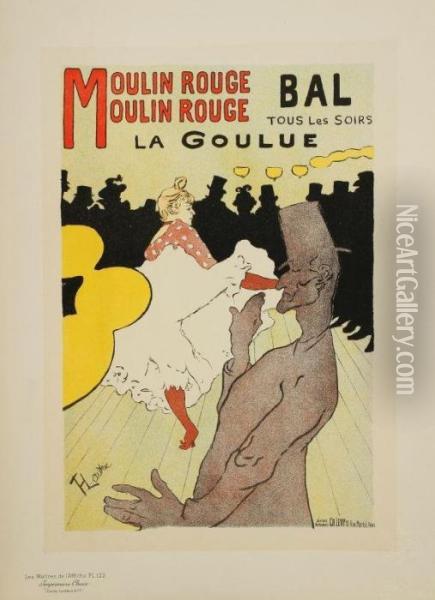 Le Moulin Rouge Oil Painting - Henri De Toulouse-Lautrec