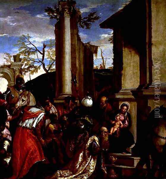 Adoration of the Kings Oil Painting - Paolo Veronese (Caliari)