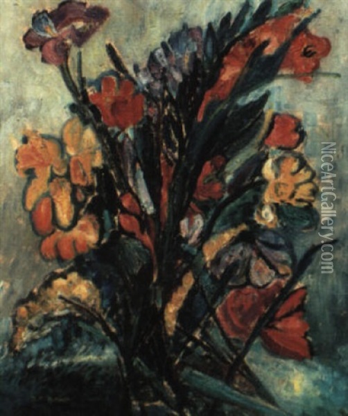 Floral Oil Painting - Alfred Henry Maurer
