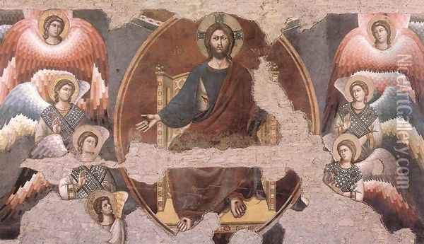 The Last Judgement (detail 3) 1290s Oil Painting - Pietro Cavallini