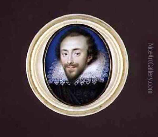 Miniature of Richard Sackville 3rd Earl of Dorset 1589-1624 1616 Oil Painting - Isaac Oliver