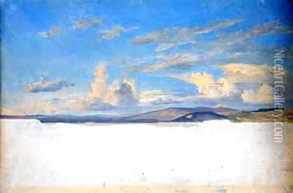 Cloud Study Oil Painting - Jacob Gensler