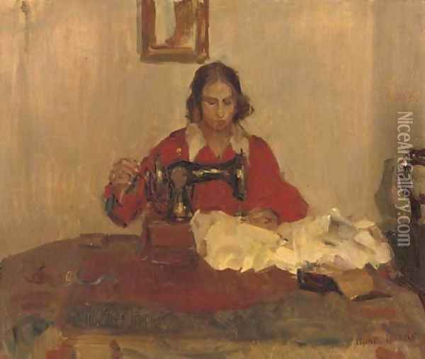 The seamstress Oil Painting - Isaac Israels