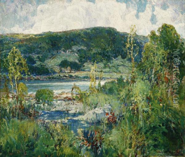 Huckleberry Hill Oil Painting - Charles Reiffel