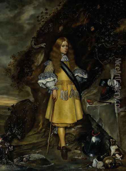 Memorial Portrait of Moses ter Borch 1667-69 Oil Painting - Gerard Ter Borch