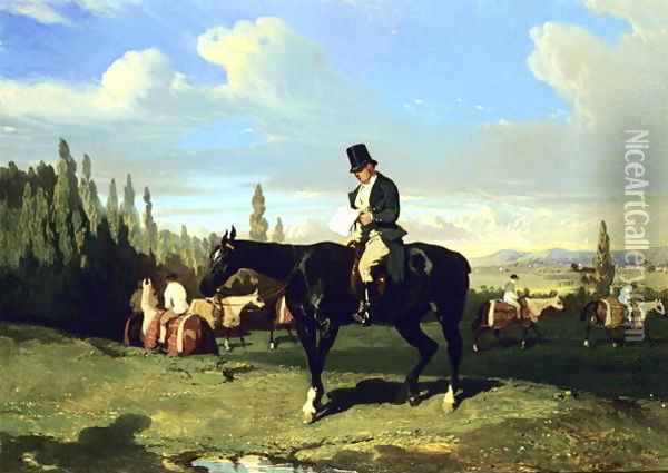 The Trainer Oil Painting - Alfred Dedreux