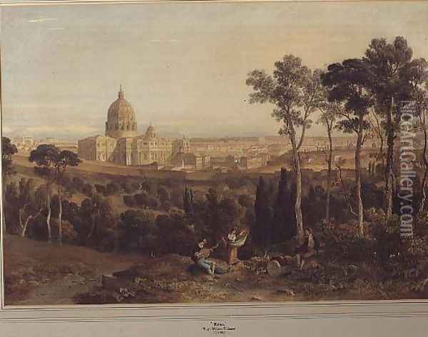 Rome Oil Painting - Hugh William Williams