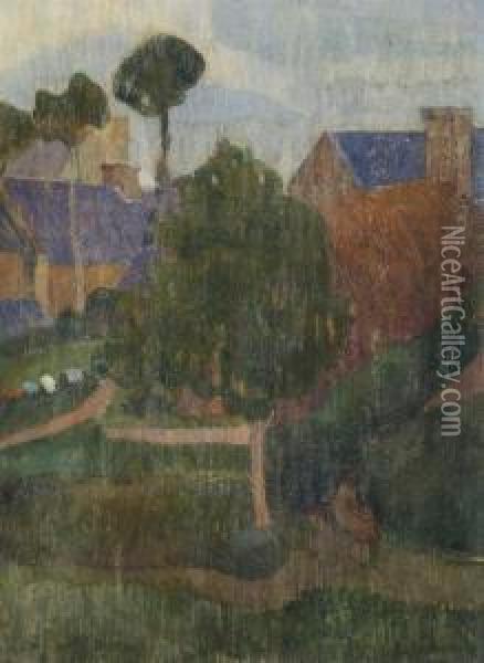 Paysage En Bretagne Oil Painting - Gad Frederik Clement