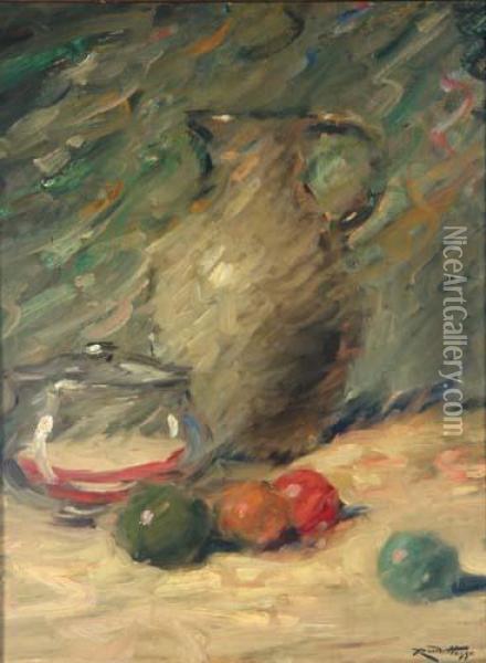 Stilleben Mit Fruchten Oil Painting - Rudolph Hesse