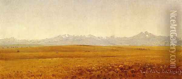 Long's Peak, Colorado Oil Painting - Sanford Robinson Gifford