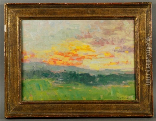 Landscape Oil Painting - Arthur Wesley Dow