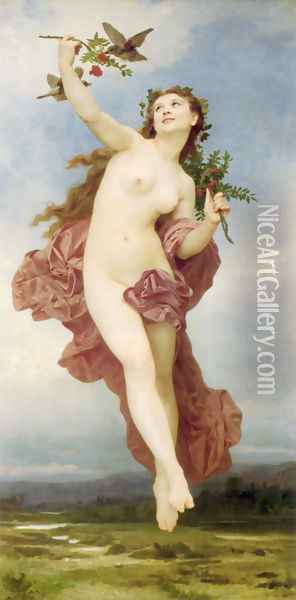 Day 1881 Oil Painting - William-Adolphe Bouguereau