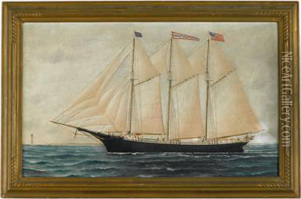 Probably Boston, Circa 1890s Oil Painting - Samuel Finley Morse Badger