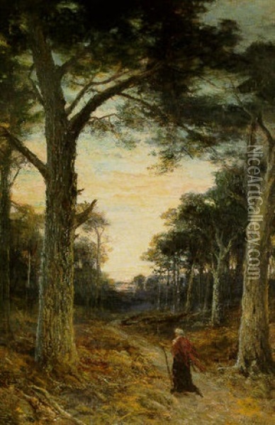 The Gates Of The Forest Oil Painting - John MacWhirter