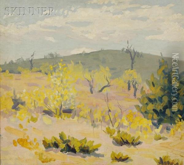 Desert View Oil Painting - Gladys Thayer Reasoner
