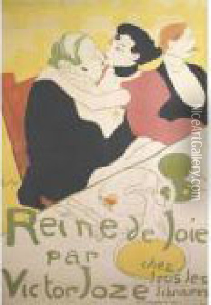 Reine De Joie (d. 342; W. P3; Adr. 5) Oil Painting - Henri De Toulouse-Lautrec