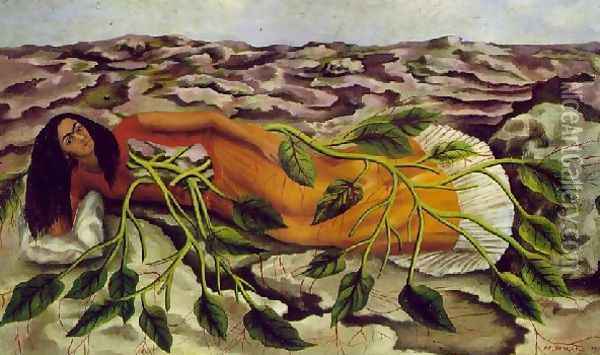 Roots Raices Oil Painting - Frida Kahlo