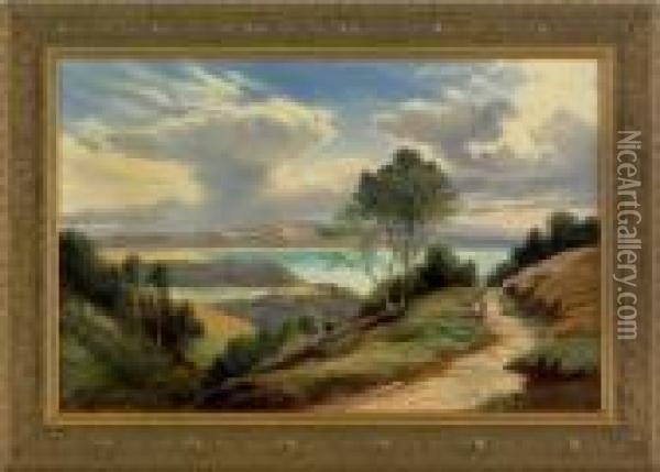 Landscape Oil Painting - Henry Hillier Parker
