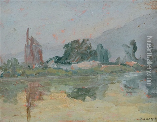Paesaggio Oil Painting - Edouard Chappel