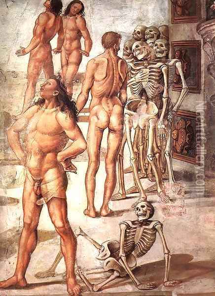 Resurrection of the Flesh (detail) 4 Oil Painting - Luca Signorelli