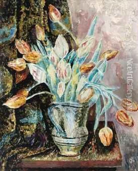 Tulips Oil Painting - Dora Carrington
