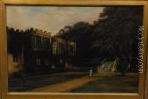 Haddon Hall Oil Painting - George Willis Pryce