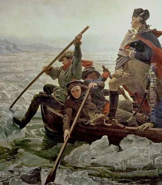 Washington Crossing the Delaware River 2 Oil Painting - Emanuel Gottlieb Leutze