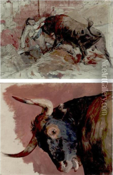 Pair Of Paintings: Study For 