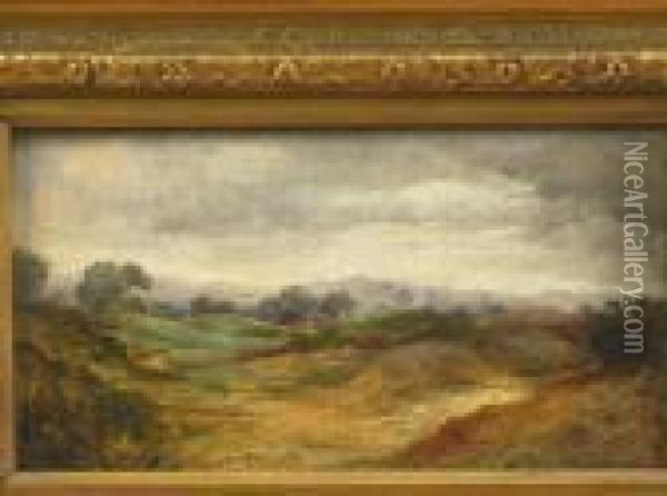 Rural Landscape Oil Painting - George Vicat Cole