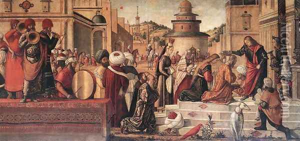 The Baptism of the Selenites 1507 Oil Painting - Vittore Carpaccio