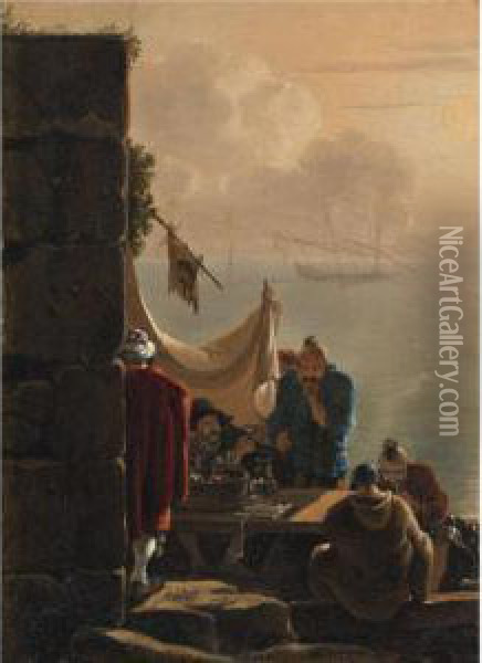 Anatolian Pirates Oil Painting - Jan Asselyn