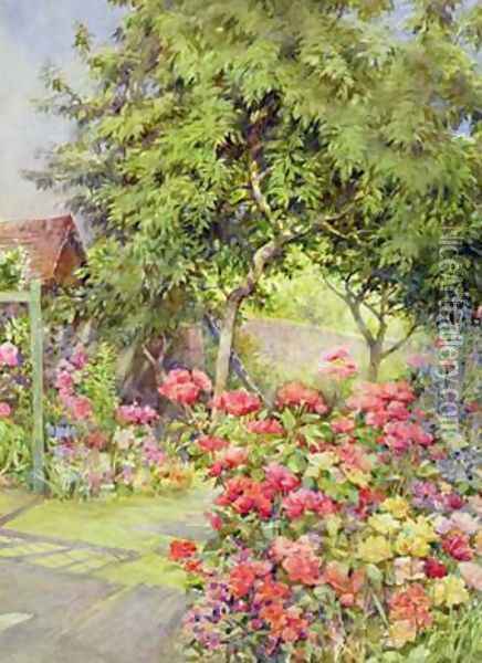 The Artists Garden Oil Painting - Arthur Legge
