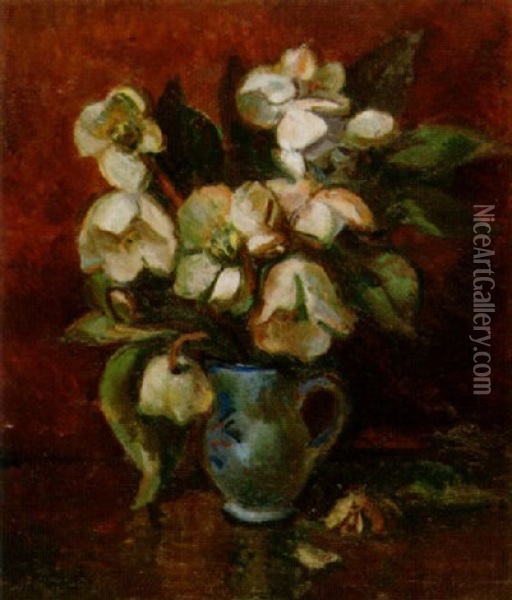 Blumenstilleben Im Krug Oil Painting - Georges Darel