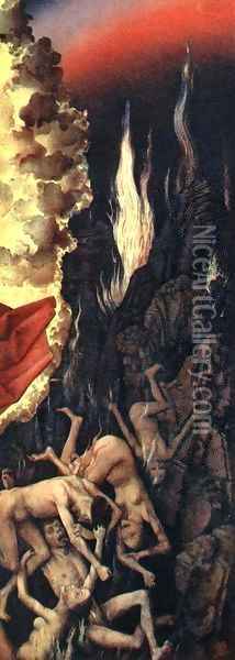 The Last Judgment (detail) 8 Oil Painting - Rogier van der Weyden