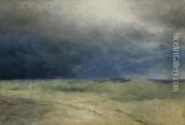 Sturmische Meereskuste. Oil Painting - Ivan Konstantinovich Aivazovsky