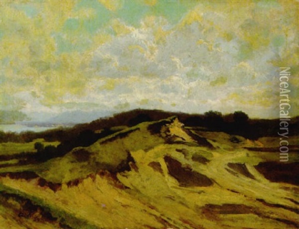 Oberbayerische Landschaft Oil Painting - Eduard Schleich the Elder