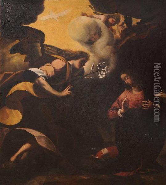 Annunciazione Oil Painting - Pier Francesco Morazzone