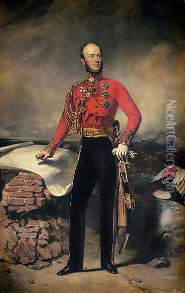 Field Marshall King Leopold I of Belgium Oil Painting - Nicholas Pieneman