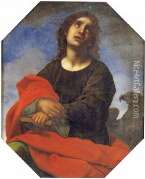 Saint Jean L'evangeliste Oil Painting - Onorio Marinari