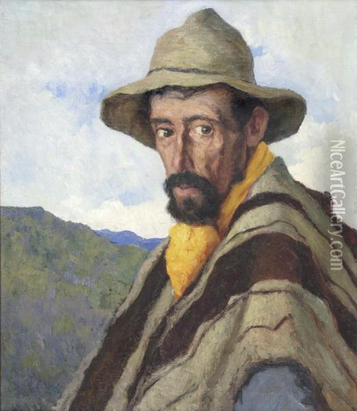 Hombre Norteno Oil Painting - Jorge Bermudez