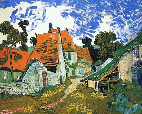 Village Street Oil Painting - Vincent Van Gogh