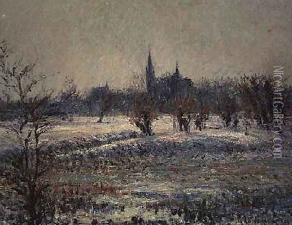 White Frost 1909 Oil Painting - Gustave Loiseau