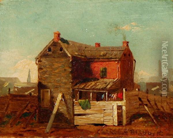 The Edge Of Town Oil Painting - Charles F. Blauvelt