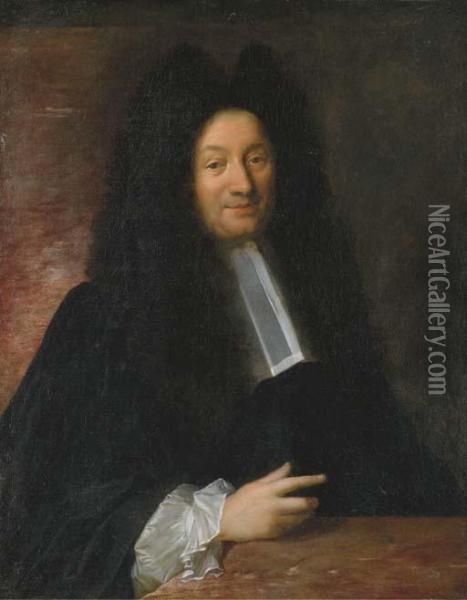Portrait D'un Magistrat Oil Painting - Jean Francois de Troy